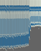 waterfall visualization for time series data